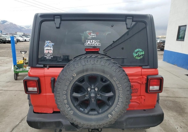 Jeep Wrangler cena 74000 przebieg: 65297, rok produkcji 2021 z Borne Sulinowo małe 67
